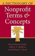 A Dictionary of Nonprofit Terms and Concepts (Philanthropic and Nonprofit Studies) (en Inglés)