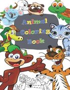 Animal Coloring Book: Fun with Numbers, Letters, Shapes, Colors, and Animals! ( 8.5*11), (79 pages) (en Inglés)