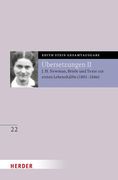 Ubersetzung von John Henry Newman, Briefe und Texte zur Ersten Lebenshalfte (en Alemán)