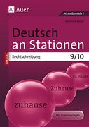 Deutsch an Stationen Spezial Rechtschreibung 9-10: Übungsmaterial zu den Kernthemen der Bildungsstandards Klasse 9/10 (en Alemán)