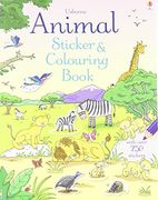 Animal Sticker and Colouring Book (Usborne Sticker and Colouring Books) (en Inglés)