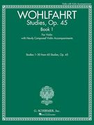 Studies, Op. 45 - Book I: For Violin with Newly Composed Violin Accompaniments (en Inglés)