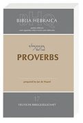 biblia hebraica quinta: proverbs