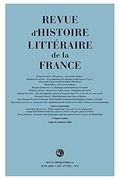 Revue d'Histoire Litteraire de la France (en Francés)