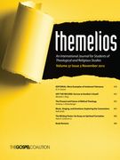 Themelios, Volume 37, Issue 3 (en Inglés)