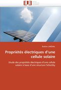 Proprietes Electriques D'Une Cellule Solaire