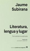 Literatura, Lengua y Lugar: Termodinámica Aplicada