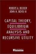 capital theory equilibrum analysis and recursive utility (en Inglés)