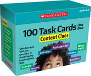 100 Task Cards in a Box: Context Clues: Mini-Passages with Key Questions to Boost Reading Comprehension Skills (en Inglés)