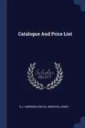 Catalogue And Price List (en Inglés)