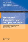 Mathematical Optimization Theory and Operations Research: 18th International Conference, Motor 2019, Ekaterinburg, Russia, July 8 - 12, 2019, Revised (en Inglés)