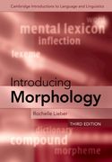 Introducing Morphology (Cambridge Introductions to Language and Linguistics) (en Inglés)