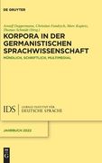 Korpora in der germanistischen Sprachwissenschaft (in German)