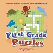First Grade Puzzles: Word Games, Puzzles and Phonics Fun (en Inglés)