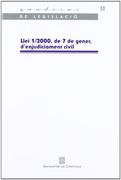 Llei D'enjudiciament Civil (en Inglés)