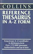 Collins Reference Thesaurus in a-z Form (en Inglés)