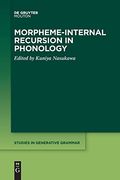 Morpheme-Internal Recursion in Phonology (Issn, 140) (en Inglés)