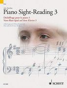 Piano Sight-Reading 3/Dechiffrage Pour Le Piano 3/Vom-Blatt-Spiel Auf Dem Klavier 3: A Fresh Approach/Nouvelle Approche/Eine Erfrischend Neue Methode (en Inglés)