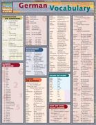German Vocabulary (Quickstudy Reference Guides - Academic) 