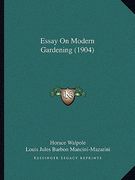 essay on modern gardening (1904) (en Inglés)
