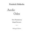 Aeolic Odes 