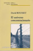 El Universo Concentracionario - David Rousset - Anthropos