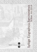 Sylloge Epigraphica Barcinonensis xii (2014) (en Catalán)