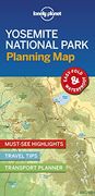 Lonely Planet Yosemite National Park Planning map