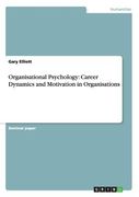 Organisational Psychology: Career Dynamics and Motivation in Organisations (en Inglés)