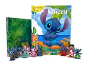 Disney Stitch my Busy Books - Storybook, 10 Figurines, Playmat (en Inglés)