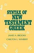 Syntax of new Testament Greek (en Inglés)