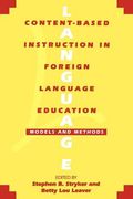 content-based instruction in foreign language education,models and methods