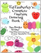 ed emberley´s complete funprint drawing book,fingerprint drawing book & great thumbprint drawing book (en Inglés)