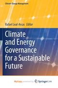 Climate and Energy Governance for a Sustainable Future (en Inglés)