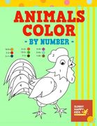 Animals Color By Number: Fun and Educational Animal Coloring Book Designed Especially For Kids Of All Ages (en Inglés)