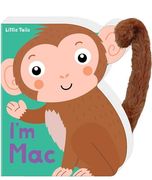 Little Tails: I'm mac the Monkey: Board Book With Plush Tail (en Inglés)