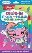 Adorable Animal Hidden Pictures Sticker Puzzles (en Inglés)