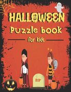 Halloween Puzzle Book For Kids RIP..: 18 words to find per puzzle - 4 solutions per page (8.5x11) -100 Pages (en Inglés)