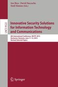 Innovative Security Solutions for Information Technology and Communications: 8th International Conference, Secitc 2015, Bucharest, Romania, June. Papers (Lecture Notes in Computer Science) (en Inglés)