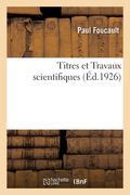 Titres Et Travaux Scientifiques (en Francés)