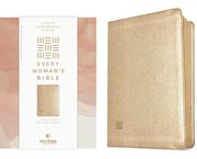 NLT Every Woman's Bible (Leatherlike, Soft Gold, Red Letter, Filament Enabled)