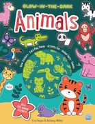 Glow-In-The-Dark Animals Sticker Activity Book (Glow-In-The-Dark Sticker Activity Books) (en Inglés)