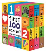 First 100 Board Book box set (3 Books) [no Binding ] (en Inglés)