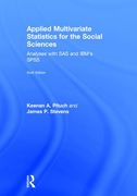 Pituch, k: Applied Multivariate Statistics for the Social sc (en Inglés)