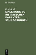 Einleitung zu Historischen Karakterschilderungen (en Alemán)