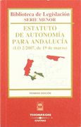 estatuto autonomia para andalucia 1ªed.