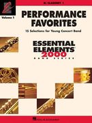 Performance Favorites, Vol. 1 - Clarinet 1: Correlates with Book 2 of Essential Elements for Band (en Inglés)