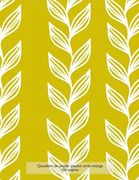 Quadern de paper pautat amb marge, 120 pàgines: Quadern de coberta groga, quadern de paper pautat amb marge, perfectament enquadernat, idoni per escri (en Inglés)