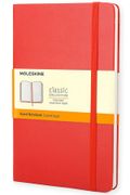 Moleskine Pocket Ruled Hardcover Notebook Scarlet Red