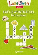 Leselöwen Kreuzworträtsel für Erstleser - 1. Klasse (Hellgrün) (in German)